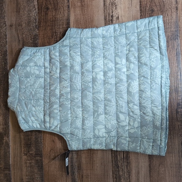 Eddie Bauer Alpine Puffer Vest | Size Large In Chinois Green Leafy - NWT - Picture 7 of 11